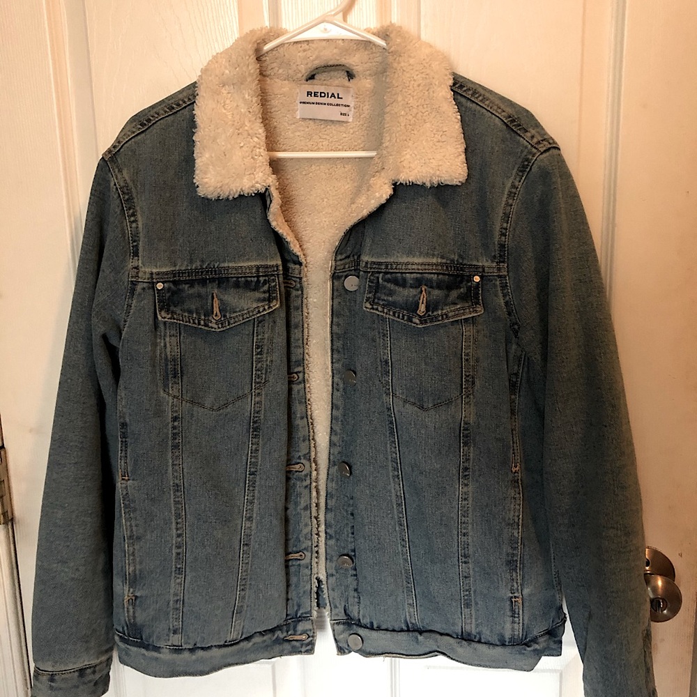 Redial denim jacket with Sherpa